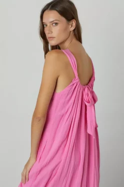 Velvet By Graham & Spencer Womens REESE COTTON GAUZE DRESS