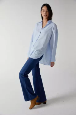 Velvet By Jenny Graham Womens REDONDO BUTTON-UP SHIRT