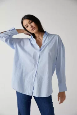 Velvet By Jenny Graham Womens REDONDO BUTTON-UP SHIRT