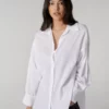 Velvet By Jenny Graham Womens REDONDO BUTTON-UP SHIRT