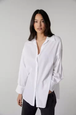 Velvet By Jenny Graham Womens REDONDO BUTTON-UP SHIRT