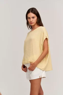 Velvet By Graham & Spencer CORA BOXY TEE