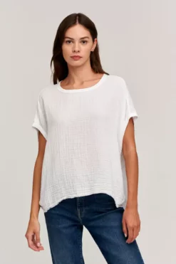 Velvet By Graham & Spencer CORA BOXY TEE