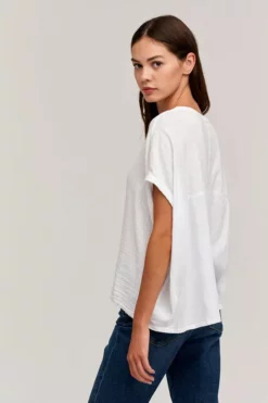 Velvet By Graham & Spencer CORA BOXY TEE