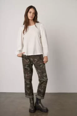 Velvet By Graham & Spencer JAYLA PUFF SLEEVE TOP