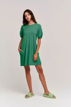 Velvet By Graham & Spencer KESHA PUFF SLEEVE DRESS