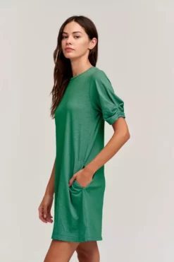 Velvet By Graham & Spencer KESHA PUFF SLEEVE DRESS