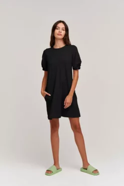Velvet By Graham & Spencer KESHA PUFF SLEEVE DRESS