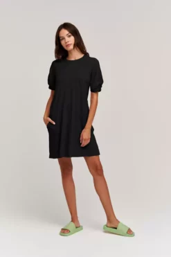 Velvet By Graham & Spencer KESHA PUFF SLEEVE DRESS