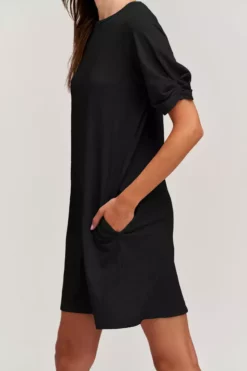 Velvet By Graham & Spencer KESHA PUFF SLEEVE DRESS