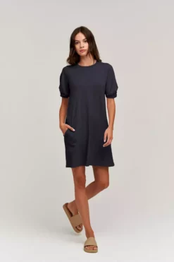 Velvet By Graham & Spencer KESHA PUFF SLEEVE DRESS