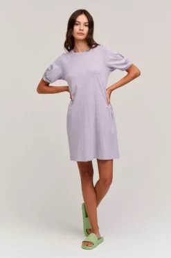 Velvet By Graham & Spencer KESHA PUFF SLEEVE DRESS
