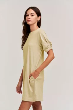 Velvet By Graham & Spencer KESHA PUFF SLEEVE DRESS
