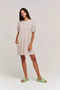 Velvet By Graham & Spencer KESHA PUFF SLEEVE DRESS
