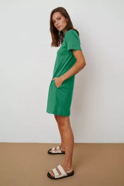 Velvet By Graham & Spencer LEIGH COTTON SLUB DRESS