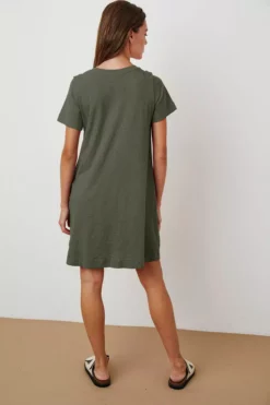 Velvet By Graham & Spencer LEIGH COTTON SLUB DRESS