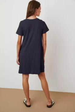 Velvet By Graham & Spencer LEIGH COTTON SLUB DRESS