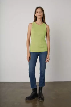 Velvet By Graham & Spencer Womens MAXIE RIBBED TANK TOP