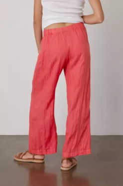 Velvet By Graham & Spencer Womens LOLA LINEN PANT