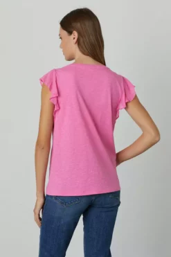 Velvet By Graham & Spencer LUPITA RUFFLE TANK TOP