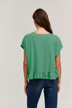 Velvet By Graham & Spencer Womens RHYE V-NECK TEE
