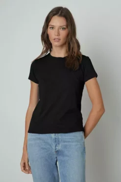 Velvet By Graham & Spencer SIERRA CREW NECK TEE