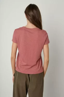 Velvet By Graham & Spencer SIERRA CREW NECK TEE Womens
