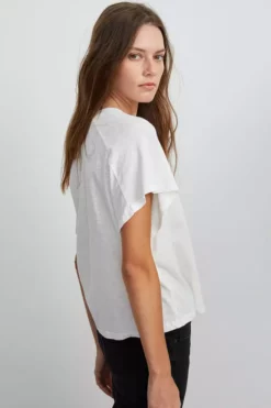 Velvet By Graham & Spencer SUNNI CREW NECK TEE Womens
