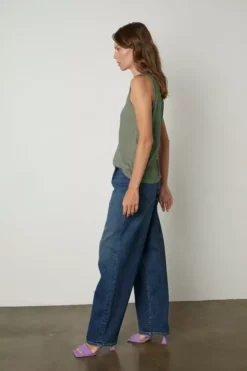 Velvet By Graham & Spencer TAURUS COTTON SLUB TANK 97 Velvet By Graham & Spencer TAURUS COTTON SLUB TANK