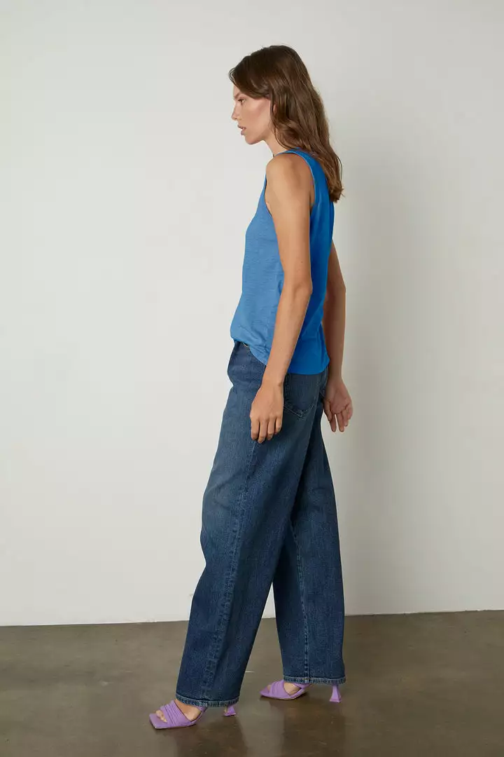 Velvet By Graham & Spencer TAURUS COTTON SLUB TANK 15 Velvet By Graham & Spencer TAURUS COTTON SLUB TANK