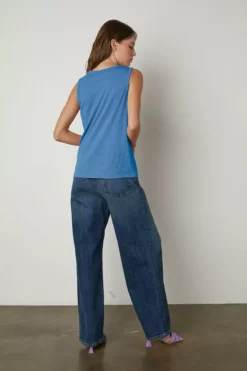 Velvet By Graham & Spencer TAURUS COTTON SLUB TANK 91 Velvet By Graham & Spencer TAURUS COTTON SLUB TANK