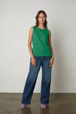 Velvet By Graham & Spencer TAURUS COTTON SLUB TANK 79 Velvet By Graham & Spencer TAURUS COTTON SLUB TANK