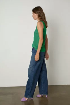 Velvet By Graham & Spencer TAURUS COTTON SLUB TANK 80 Velvet By Graham & Spencer TAURUS COTTON SLUB TANK