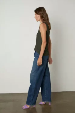 Velvet By Graham & Spencer TAURUS COTTON SLUB TANK 118 Velvet By Graham & Spencer TAURUS COTTON SLUB TANK