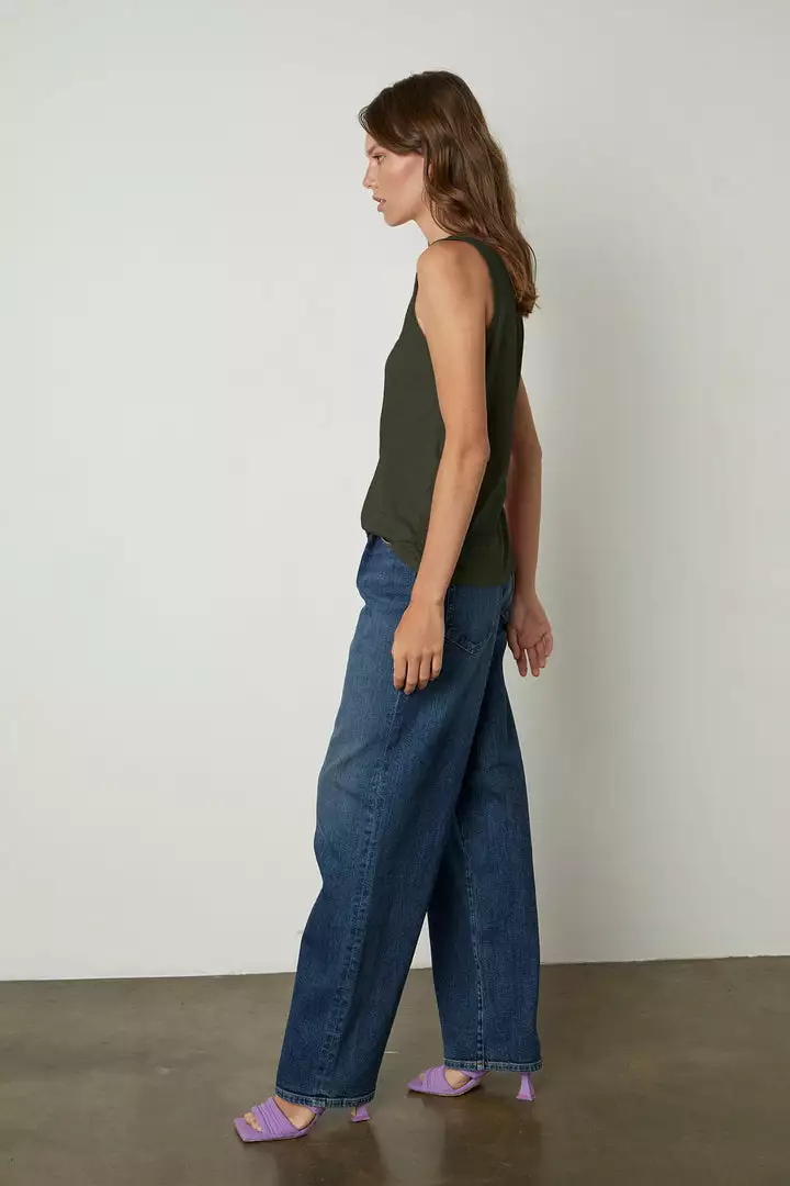 Velvet By Graham & Spencer TAURUS COTTON SLUB TANK 43 Velvet By Graham & Spencer TAURUS COTTON SLUB TANK