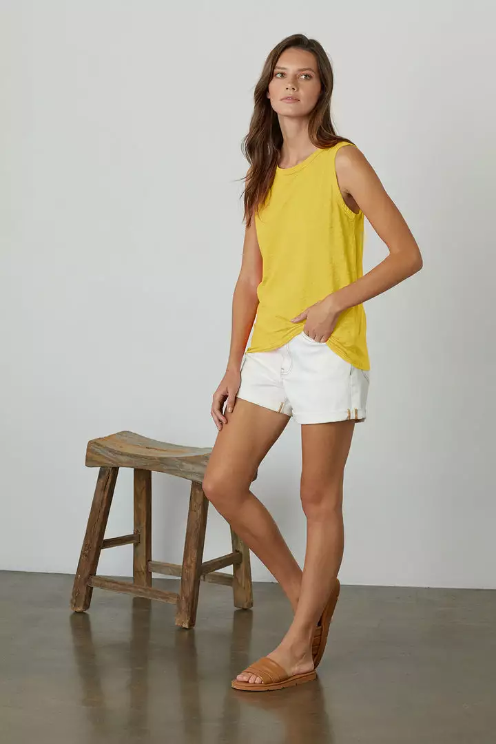 Velvet By Graham & Spencer TAURUS COTTON SLUB TANK 9 Velvet By Graham & Spencer TAURUS COTTON SLUB TANK