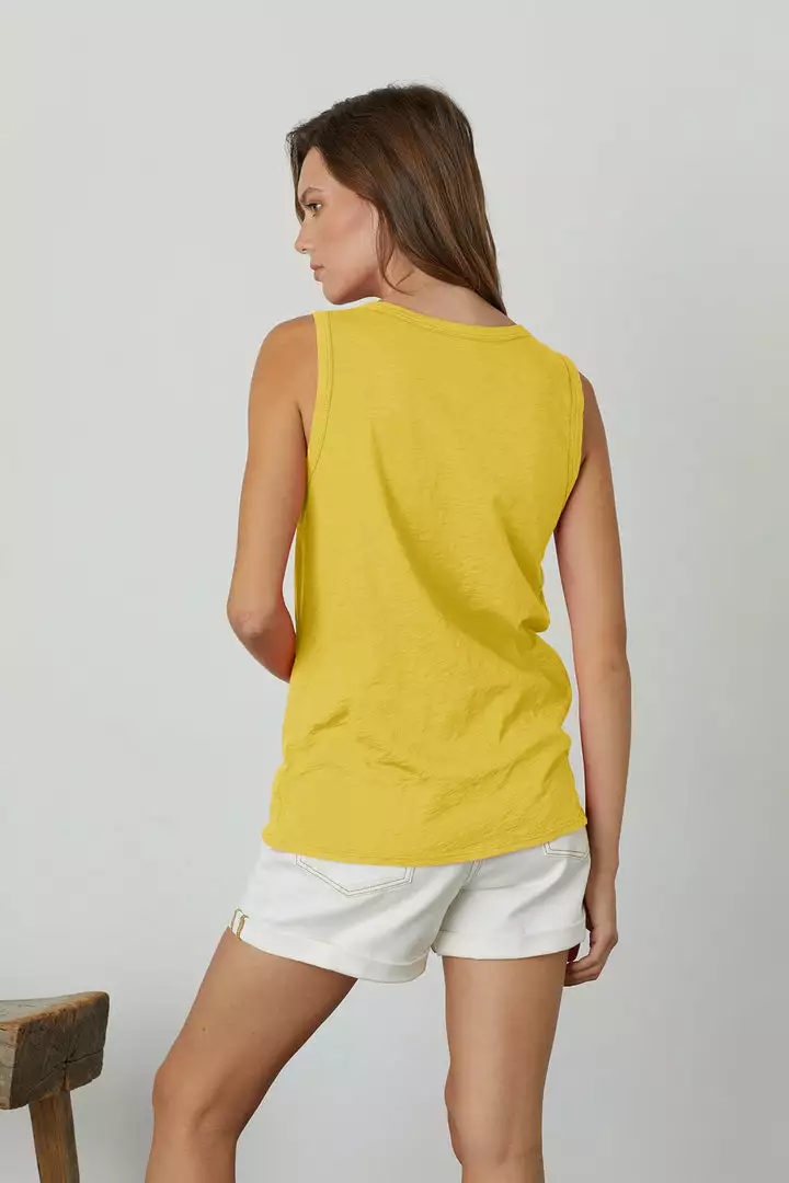 Velvet By Graham & Spencer TAURUS COTTON SLUB TANK 11 Velvet By Graham & Spencer TAURUS COTTON SLUB TANK