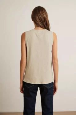 Velvet By Graham & Spencer Womens TAURUS COTTON SLUB TANK