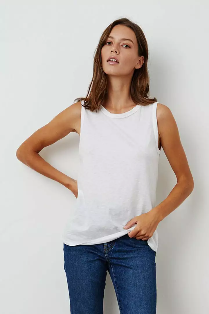 Velvet By Graham & Spencer TAURUS COTTON SLUB TANK 31 Velvet By Graham & Spencer TAURUS COTTON SLUB TANK