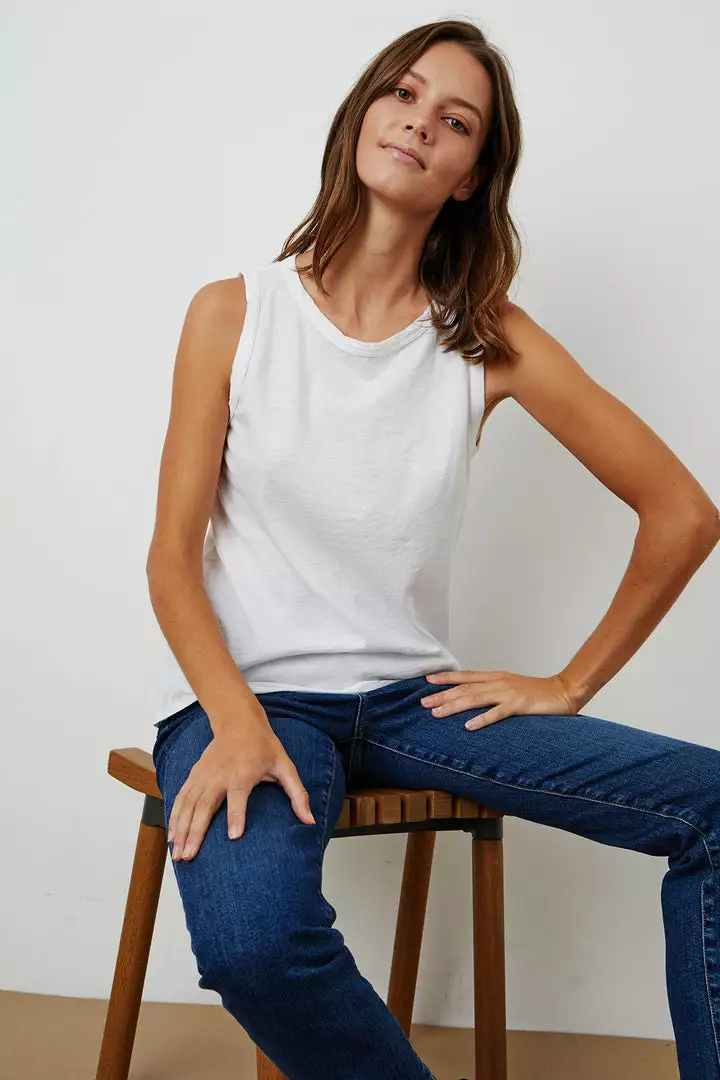 Velvet By Graham & Spencer TAURUS COTTON SLUB TANK 29 Velvet By Graham & Spencer TAURUS COTTON SLUB TANK