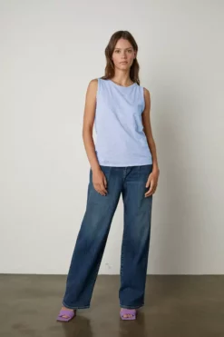 Velvet By Graham & Spencer TAURUS COTTON SLUB TANK 133 Velvet By Graham & Spencer TAURUS COTTON SLUB TANK