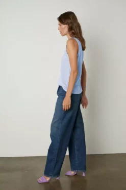 Velvet By Graham & Spencer TAURUS COTTON SLUB TANK 134 Velvet By Graham & Spencer TAURUS COTTON SLUB TANK