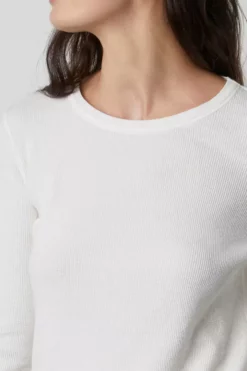 Velvet By Graham & Spencer CAROLINA COTTON THERMAL TEE Womens