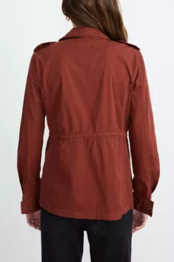 Velvet By Graham & Spencer RUBY LIGHT-WEIGHT ARMY JACKET