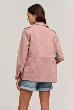 Velvet By Graham & Spencer RUBY LIGHT-WEIGHT ARMY JACKET Womens