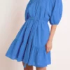 Velvet By Graham & Spencer Womens RENELLE PUFF SLEEVE DRESS