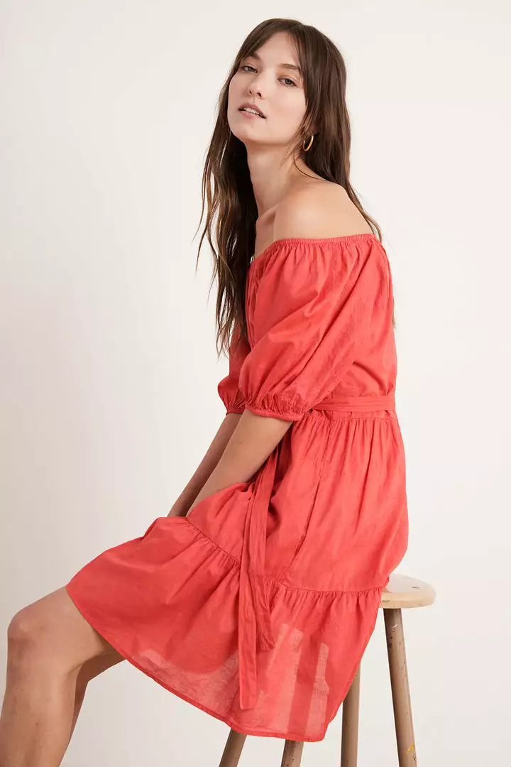 Velvet By Graham & Spencer Womens RENELLE PUFF SLEEVE DRESS 7 Velvet By Graham & Spencer Womens RENELLE PUFF SLEEVE DRESS