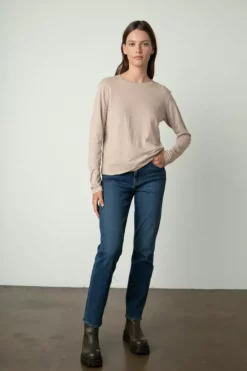 Velvet By Graham & Spencer HESTER CREW NECK TEE Womens