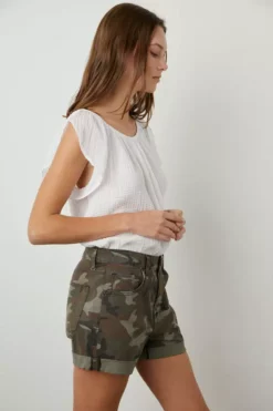 Velvet By Graham & Spencer Womens IZABEL ROLLED HEM SHORT