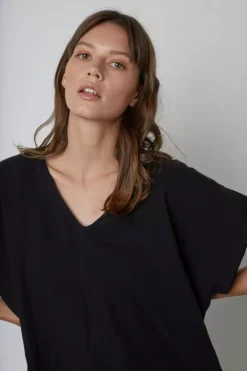 Velvet By Graham & Spencer ELSA COTTON GAUZE TOP Womens 17 Velvet By Graham & Spencer ELSA COTTON GAUZE TOP Womens